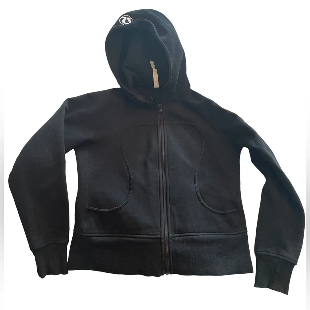 Lululemon zip up sweater Black size 10 - Picture 7 of 9
